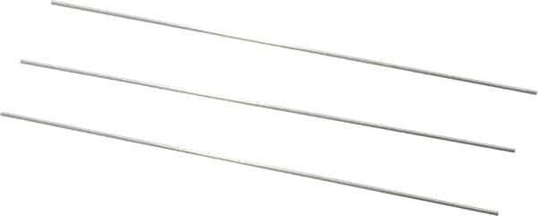 Van Keuren - 32 TPI, 1/32 Inch Pitch, 2 Inch Long, Thread Pitch Diameter Measuring Wire - 0.018 Inch Nominal Best Wire Diameter, 0.0271 Inch Nominal Constant, 3 Pieces - USA Tool & Supply