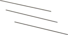 Van Keuren - 18 TPI, 0.0556 Inch Pitch, 2 Inch Long, Thread Pitch Diameter Measuring Wire - 0.0321 Inch Nominal Best Wire Diameter, 0.0481 Inch Nominal Constant, 3 Pieces - USA Tool & Supply