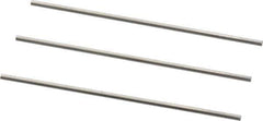 Van Keuren - 12 TPI, 0.0833 Inch Pitch, 2 Inch Long, Thread Pitch Diameter Measuring Wire - 0.0481 Inch Nominal Best Wire Diameter, 0.0722 Inch Nominal Constant, 3 Pieces - USA Tool & Supply