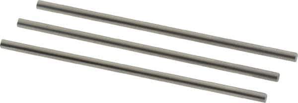 Van Keuren - 8 TPI, 1/8 Inch Pitch, 2 Inch Long, Thread Pitch Diameter Measuring Wire - 0.0722 Inch Nominal Best Wire Diameter, 0.1083 Inch Nominal Constant, 3 Pieces - USA Tool & Supply