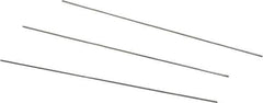 Van Keuren - 0.7mm Pitch, 1-1/2 Inch Long, Thread Pitch Diameter Measuring Wire - 0.4mm Nominal Best Wire Diameter, 0.0239 Inch Nominal Constant, 3 Pieces - USA Tool & Supply