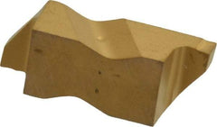 Kennametal - 3078NG K Grade KC850, 1.98mm Cutting Width Carbide Grooving Insert - 2.39mm Max Depth of Cut, Right Hand, 0.19mm Corner Radius, TiC/TiCN/TiN Finish - USA Tool & Supply