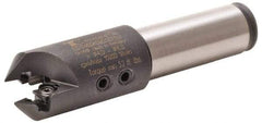 Kennametal - 8 to 10mm Diam, Straight Shank, 25.4mm Body Shank Diam, 45° Combo Chamfer and Countersink Drill - 10mm Drill Shank Diam, 3.42805R001 Insert, 5.63" OAL - USA Tool & Supply