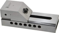 Interstate - 2-1/2" Jaw Width, 3-3/8" Jaw Opening Capacity, 1-1/4" Jaw Height, Toolmaker's Vise - Flat Jaw, 0.0002" Parallelism, 0.0002" Squareness, 7" OAL x 2-1/2" OAH - USA Tool & Supply