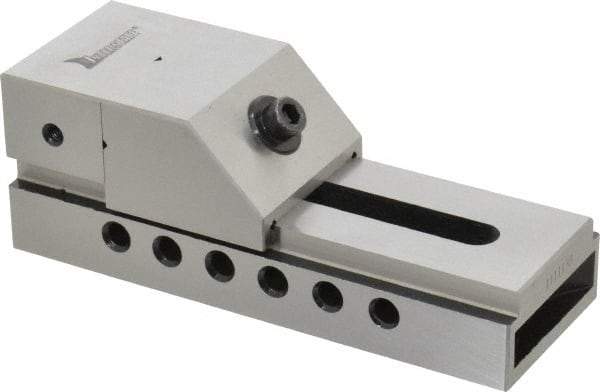 Interstate - 2" Jaw Width, 2-1/2" Jaw Opening Capacity, 1" Jaw Height, Toolmaker's Vise - Flat Jaw, 0.0002" Parallelism, 0.0002" Squareness, 5-1/2" OAL x 1-31/32" OAH - USA Tool & Supply