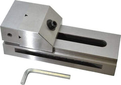 Interstate - 3-1/2" Jaw Width, 4-7/8" Jaw Opening Capacity, 1-9/16" Jaw Height, Toolmaker's Vise - Flat Jaw, 0.0002" Parallelism, 0.0002" Squareness, 9-1/4" OAL x 3.3" OAH - USA Tool & Supply