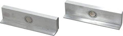 Wilton - 4" Jaw Width, Rubber Covered Aluminum, Vise Jaw Cap - Magnetic Attachment - USA Tool & Supply