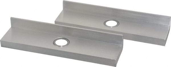 Wilton - 4-1/2" Jaw Width, Rubber Covered Aluminum, Vise Jaw Cap - Magnetic Attachment - USA Tool & Supply