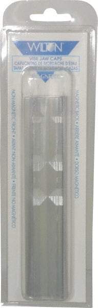 Wilton - 6" Jaw Width, Aluminum, Vise Jaw Cap - Magnetic Attachment - USA Tool & Supply