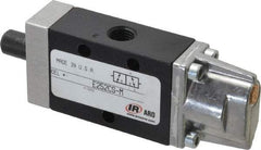 ARO/Ingersoll-Rand - 3 Way Valve For Air Equipment - 1/4 NPT Inlet, 1/4 NPT Outlet, Cam Stem/Spring Actuator, 0.7 CV Rate - USA Tool & Supply