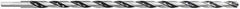 Michigan Drill - 59/64" Drill, 118° Point, High Speed Steel Silver Deming & Reduced Shank Drill Bit - Oxide Finish, 12" OAL, Straight Shank, 9" Flute Length, Right Hand Cut, Standard Point, Spiral Flute, Regular Spiral - USA Tool & Supply