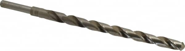 Michigan Drill - 21/32" Drill, 118° Point, High Speed Steel Silver Deming & Reduced Shank Drill Bit - USA Tool & Supply