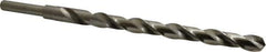 Michigan Drill - 45/64" Drill, 118° Point, High Speed Steel Silver Deming & Reduced Shank Drill Bit - Oxide Finish, 12" OAL, Straight Shank, 9" Flute Length, Right Hand Cut, Standard Point, Spiral Flute, Regular Spiral - USA Tool & Supply