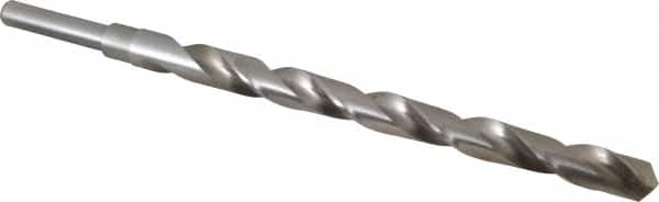 Michigan Drill - 23/32" Drill, 118° Point, High Speed Steel Silver Deming & Reduced Shank Drill Bit - USA Tool & Supply