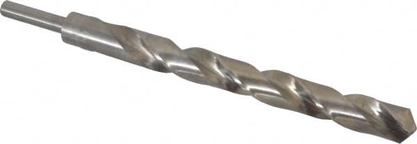 Michigan Drill - 63/64" Drill, 118° Point, High Speed Steel Silver Deming & Reduced Shank Drill Bit - USA Tool & Supply