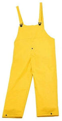 Helly Hansen - Size XL, Yellow, Rain Bib Overall - 1 Pocket, Open Ankle - USA Tool & Supply