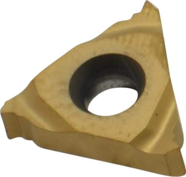 Seco - 16NR Internal Right Hand 16 UN Laydown Threading Insert - Grade CP500, TiAlN/TiN Coated Carbide - USA Tool & Supply