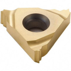Seco - 16NR Internal Right Hand ISO Laydown Threading Insert - Grade CP500, TiAlN/TiN Coated Carbide - USA Tool & Supply
