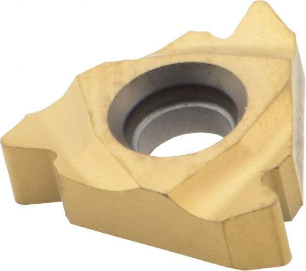 Seco - 16NR Internal Right Hand 8 API Round Laydown Threading Insert - Grade CP500, TiAlN/TiN Coated Carbide, 9.53mm Inscribed Circle - USA Tool & Supply