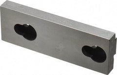 Kurt - 3.969" Wide x 1-3/8" High x 35/64" ThickDouble Step Vise Jaw - Steel, Fixed Jaw, Compatible with 4" Vises - USA Tool & Supply