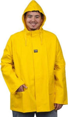 Helly Hansen - Size XL, Yellow, Rain Jacket - 44-46" Chest, 2 Pockets - USA Tool & Supply
