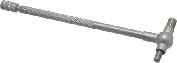 SPI - 3/4 to 1-1/4 Inch, 4.4 Inch Overall Length, Telescoping Gage - 4 Inch Long Handle, Hardened Tool Steel, Satin Chrome Finish - USA Tool & Supply