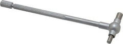 SPI - 3/4 to 1-1/4 Inch, 4.4 Inch Overall Length, Telescoping Gage - 4 Inch Long Handle, Hardened Tool Steel, Satin Chrome Finish - USA Tool & Supply