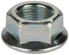 Value Collection - 3/4-16, 1-1/2" Flange Diam, Serrated Flange Nut - Grade Grade 2 Steel, Zinc-Plated Finish, 0.675" Flange Height - USA Tool & Supply