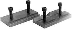 Cardinal Tool - 8" Wide x 3mm High, Step Vise Jaw - Hard, Steel, Fixed Jaw, Compatible with 8" Vises - USA Tool & Supply