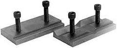 Cardinal Tool - 8" Wide x 3mm High, Step Vise Jaw - Hard, Steel, Fixed Jaw, Compatible with 8" Vises - USA Tool & Supply