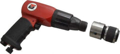 Universal Tool - 3,700 BPM, 2-1/2 Inch Long Stroke, Pneumatic Chiseling Hammer - 4 CFM Air Consumption, 1/4 NPT Inlet - USA Tool & Supply