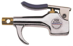 Guardair - 120 Max psi Venturi Nozzle Thumb Lever Blow Gun - 1/4 NPT, Aluminum - USA Tool & Supply