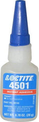 Loctite - 0.70 oz Bottle Clear Instant Adhesive - Series 4501 - USA Tool & Supply