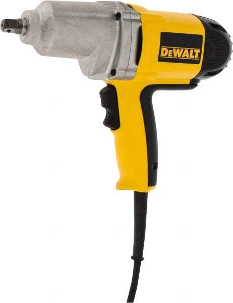 DeWALT - 1/2 Inch Drive, 345 Ft./Lbs. Torque, Pistol Grip Handle, 2,100 RPM, Impact Wrench - 7.5 Amps, 110 Volts - USA Tool & Supply