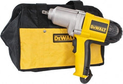 DeWALT - 1/2 Inch Drive, 345 Ft./Lbs. Torque, Pistol Grip Handle, 2,100 RPM, Impact Wrench Kit - 7.5 Amps, 110 Volts - USA Tool & Supply