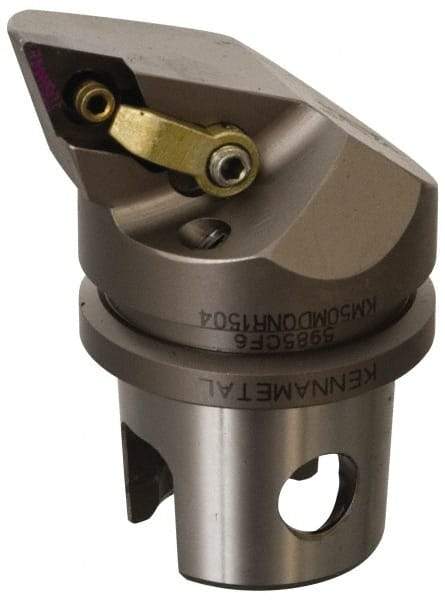 Kennametal - Right Hand Cut, Size KM32, DN.. Insert Compatiblity, External Modular Turning & Profiling Cutting Unit Head - 22mm Ctr to Cutting Edge, 35mm Head Length, Through Coolant, Series Kenloc - USA Tool & Supply
