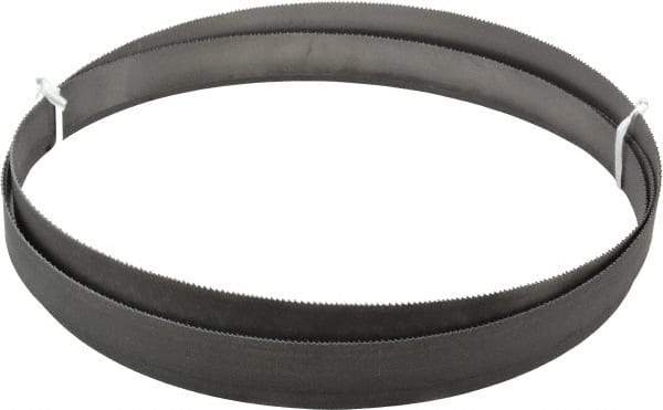 Lenox - 10 to 14 TPI, 9' 7-1/2" Long x 1" Wide x 0.035" Thick, Welded Band Saw Blade - Bi-Metal, Toothed Edge, Modified Raker Tooth Set, Flexible Back, Contour Cutting - USA Tool & Supply