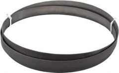 Lenox - 10 to 14 TPI, 9' 7-1/2" Long x 1" Wide x 0.035" Thick, Welded Band Saw Blade - Bi-Metal, Toothed Edge, Modified Raker Tooth Set, Flexible Back, Contour Cutting - USA Tool & Supply