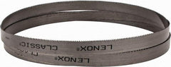 Lenox - 10 to 14 TPI, 7' 9" Long x 3/4" Wide x 0.035" Thick, Welded Band Saw Blade - Bi-Metal, Toothed Edge, Modified Raker Tooth Set, Flexible Back, Contour Cutting - USA Tool & Supply