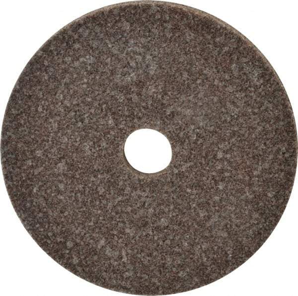3M - 6" Diam, 1/2" Face Width, 1" Center Hole, Coarse Grade, Aluminum Oxide Deburring Wheel - Unitized, Hard Density 8 Grade, 7,500 RPM - USA Tool & Supply