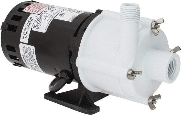 Little Giant Pumps - 1/30 HP, 14.6 Shut Off Feet, Magnetic Drive Pump - 3100 RPM, 1 Phase, 60 Hz - USA Tool & Supply