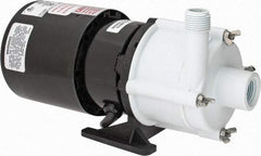 Little Giant Pumps - 1/12 HP, 23.7 Shut Off Feet, Magnetic Drive Pump - 3250 RPM, 1 Phase, 60 Hz - USA Tool & Supply