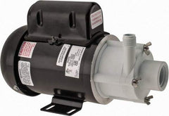 Little Giant Pumps - 1/8 HP, 29.3 Shut Off Feet, Magnetic Drive Pump - 1 Phase, 60 Hz - USA Tool & Supply