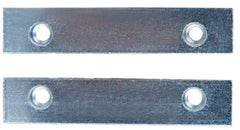 Panavise - 2-1/2" Wide x 1/2" High x 1/4" Thick, Flat/No Step Vise Jaw - Steel, Fixed Jaw - USA Tool & Supply