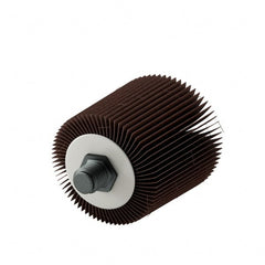 3M - 1" Diam x 1" Face Width, Medium Aluminum Oxide Coated Mounted Flap Wheel - USA Tool & Supply