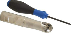 Seco - 1" Cut Diam, 0.86" Max Depth of Cut, 1" Shank Diam, 5.04" OAL, Indexable Ball Nose End Mill - 2" Head Length, Straight Shank, R218.20 Toolholder, 218.20-125.R Insert - USA Tool & Supply