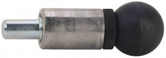 Gibraltar - 1/2" Pin Diam, 0.61" Usable Length, Ball Knob Handle Quick Release Pin - 3-5/8" OAL, Plastic Handle - USA Tool & Supply