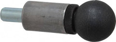 Gibraltar - 1/2" Pin Diam, 0.56" Usable Length, Ball Knob Handle Quick Release Pin - 3-5/8" OAL, Plastic Handle - USA Tool & Supply