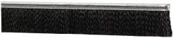 PRO-SOURCE - 1/2" Back Strip Brush Width, Metal Black Nylon Strip Brush - 1" Bristle Length, Nylon, 72" OAL - USA Tool & Supply