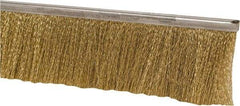 PRO-SOURCE - 5/16" Back Strip Brush Width, Stainless Steel Back Strip Brush - 3" Bristle Length, Stainless Steel, 36" OAL - USA Tool & Supply